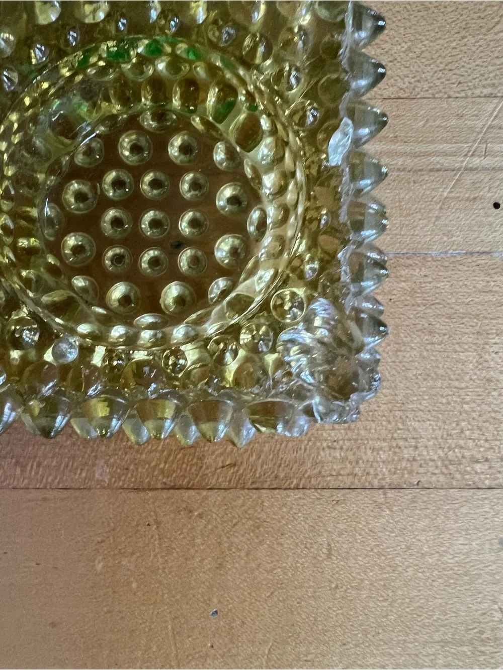Vintage Master Salt Cellars Set Of 3 Grn/Y/white Hobnail MCM Bright Colors READ